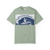 Cat’s Ocean Adventure T-Shirt - Vintage Ocean Wave Graphic Tee for Cat Lovers