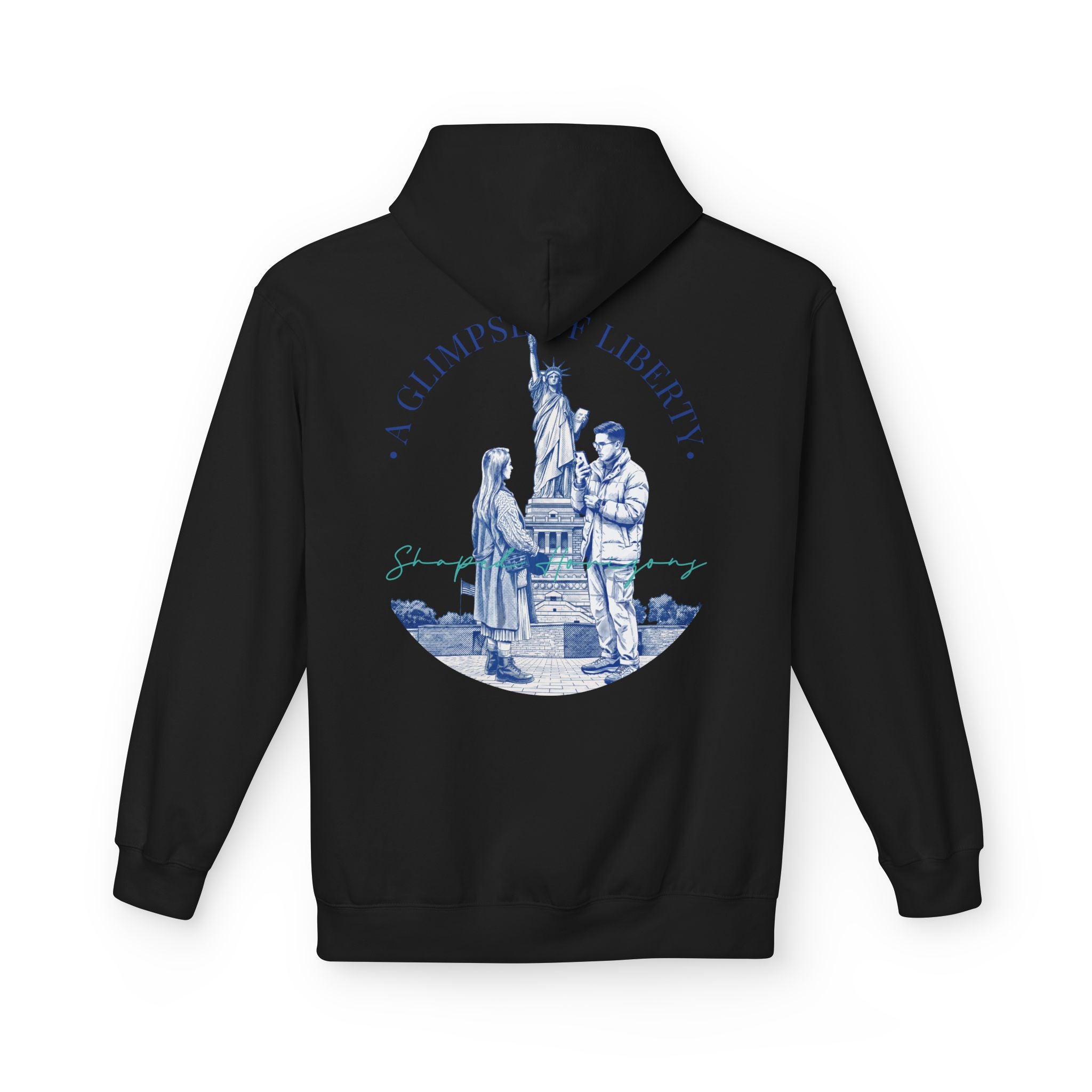 Statue of Liberty Adventure Hoodie | Vintage New York Travel Sweatshirt