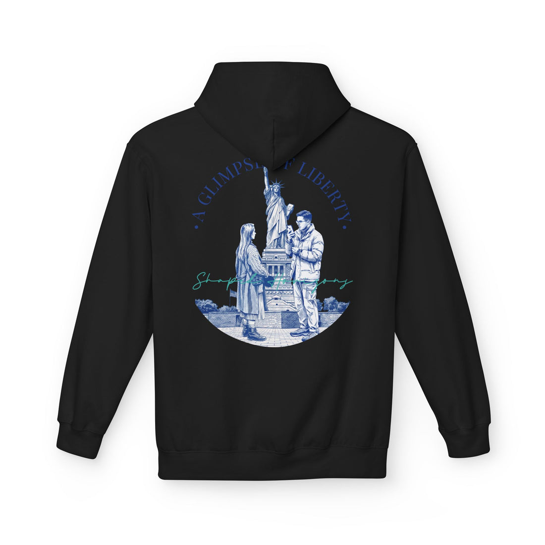 Statue of Liberty Adventure Hoodie | Vintage New York Travel Sweatshirt