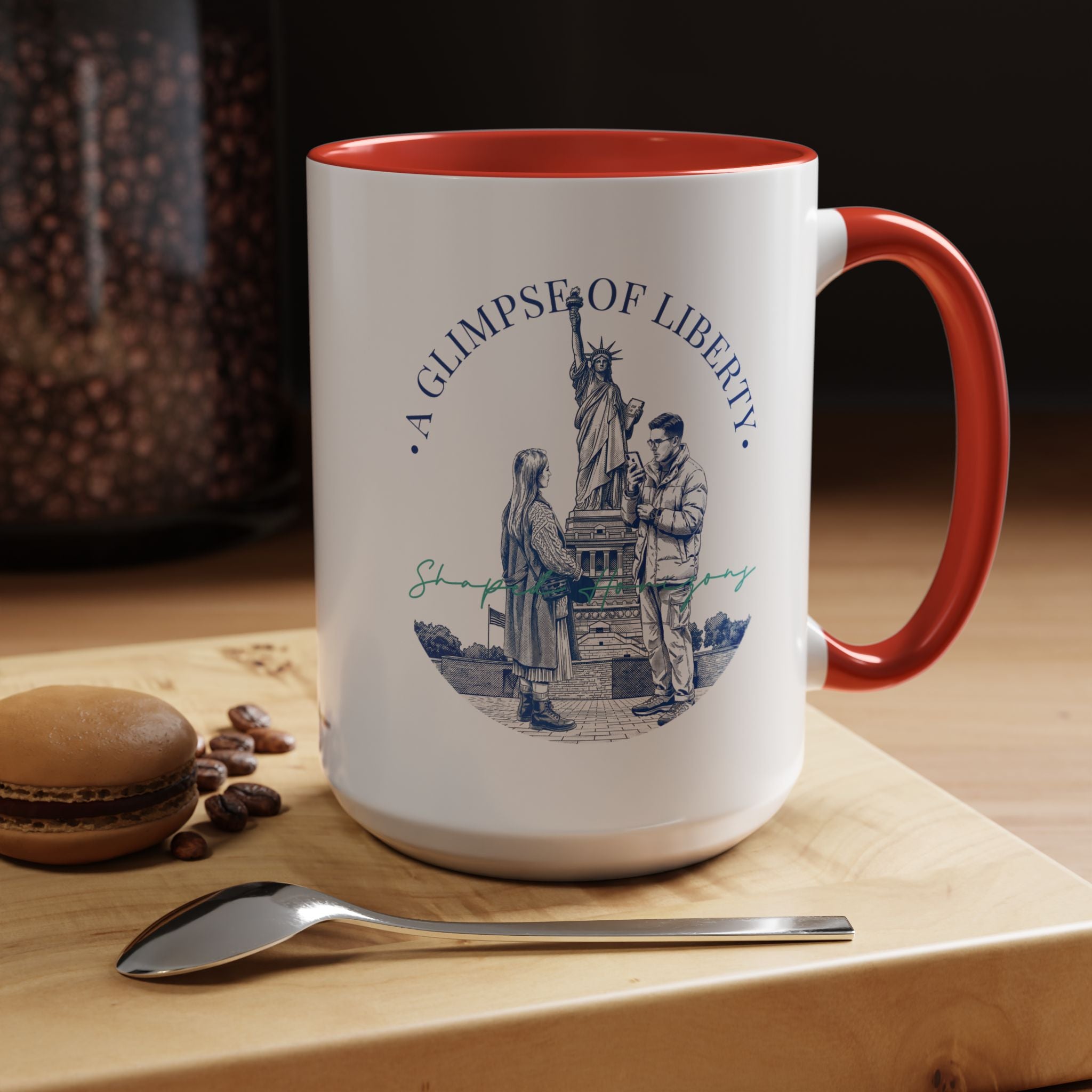 Statue of Liberty Travel Mug - New York Landmark Coffee Cup