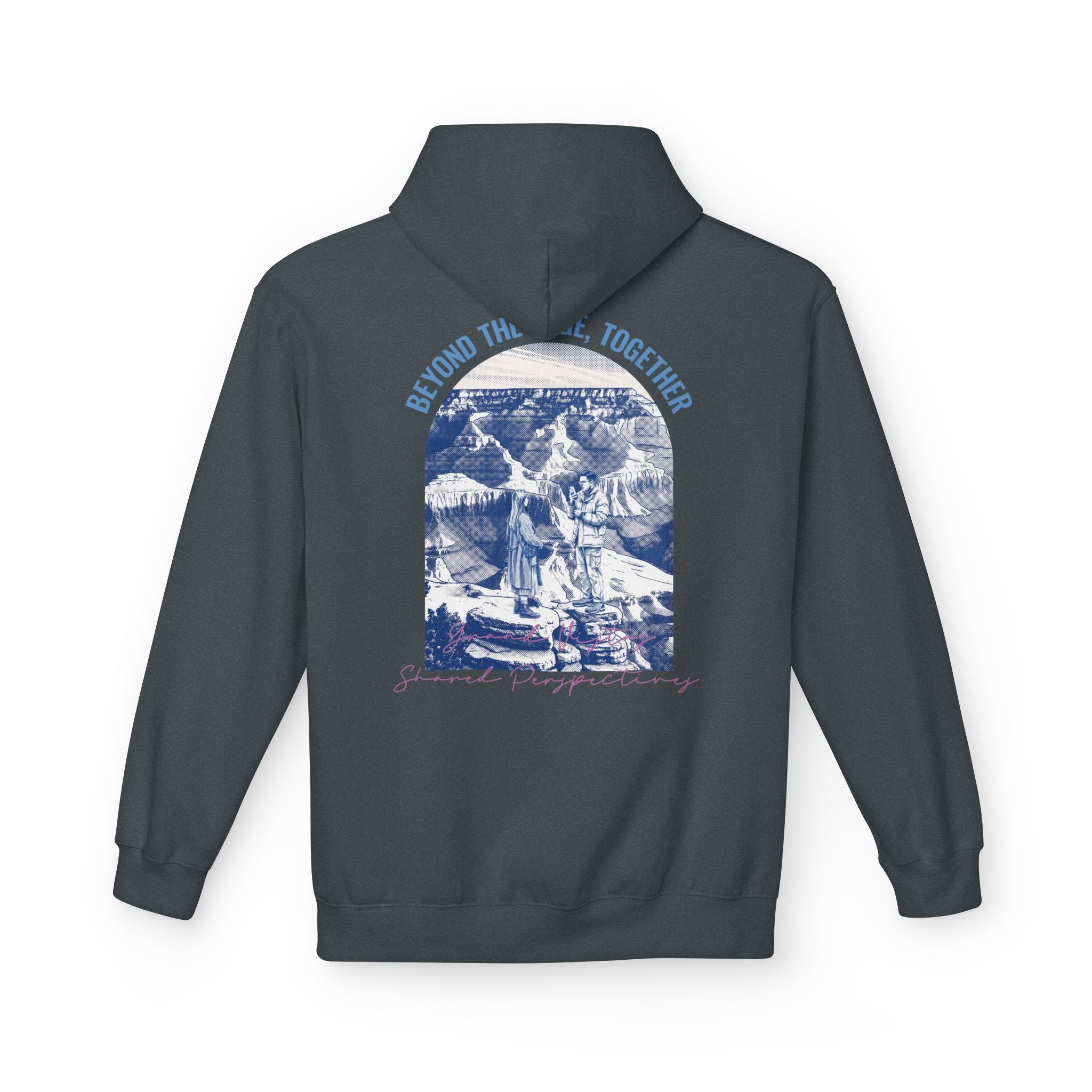 Beyond The Horizon Custom Travel Hoodie, Scenic Landmark Couple Gift