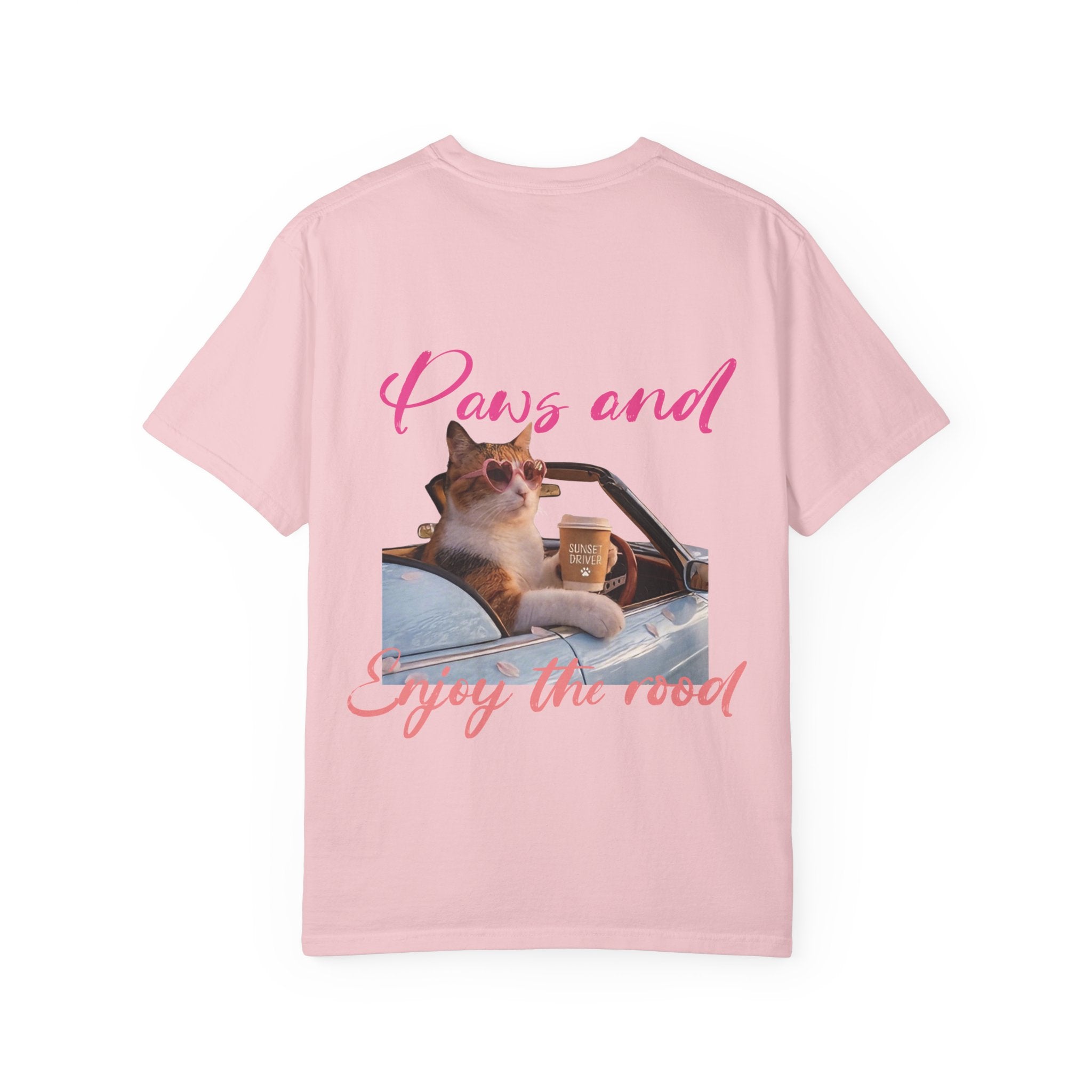 Custom Pet Travel T-Shirt - Summer Road Trip Tee for Cat Lovers