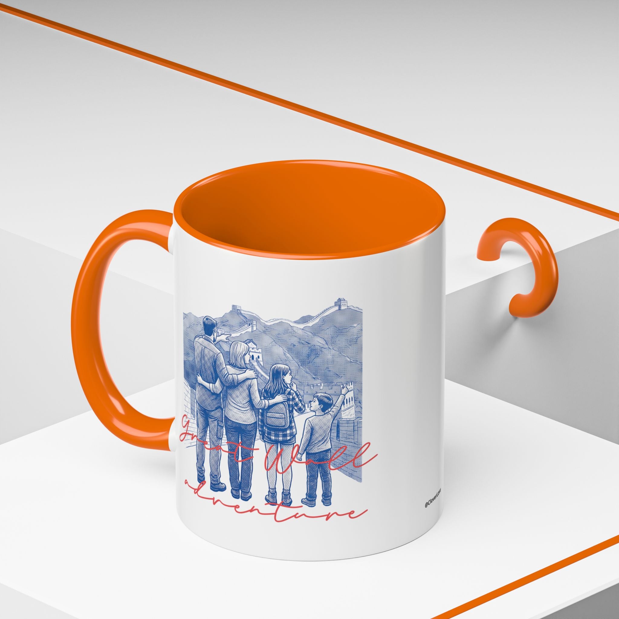 Great Wall Travel Mug - China Landmark Coffee Cup for Explorers