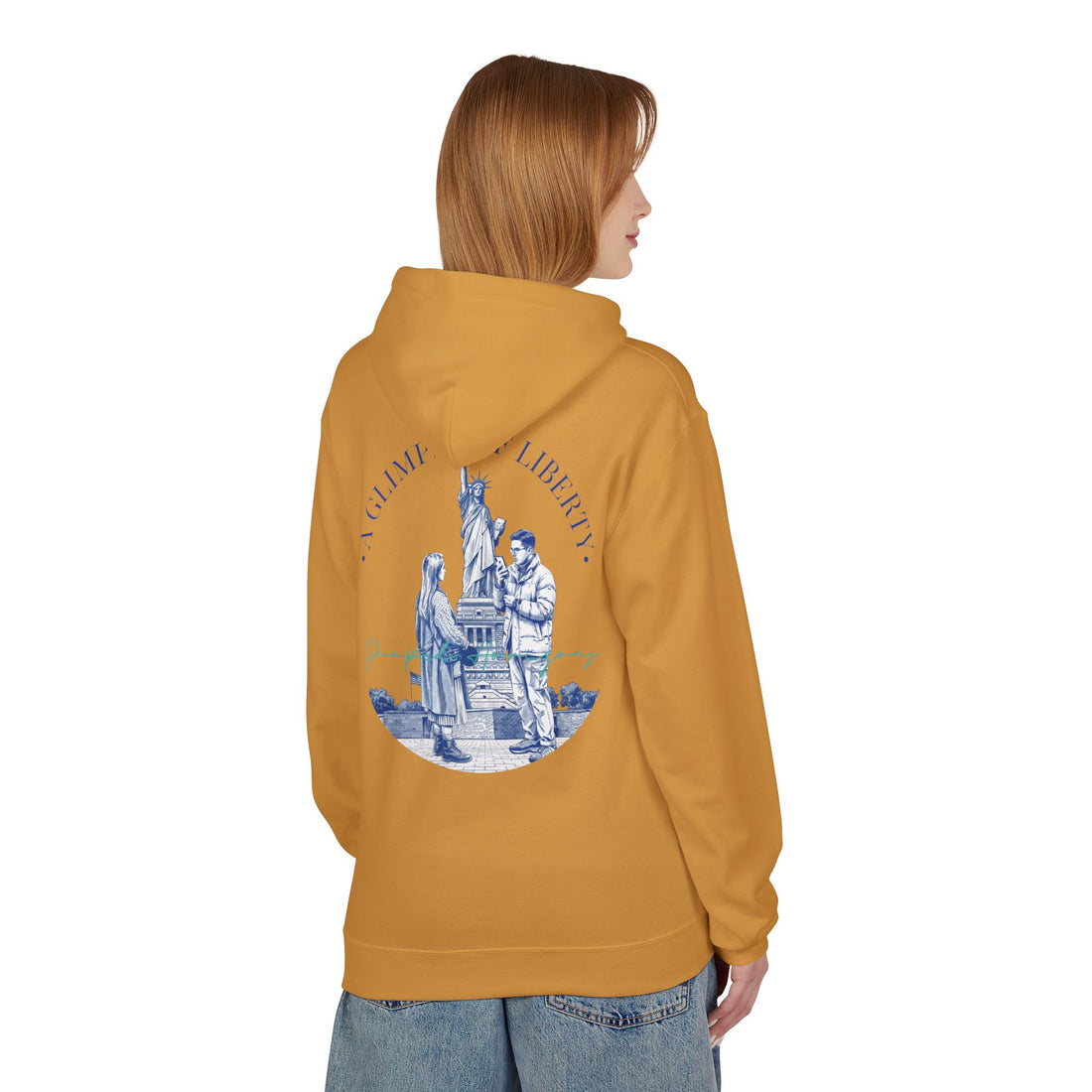 Statue of Liberty Adventure Hoodie | Vintage New York Travel Sweatshirt