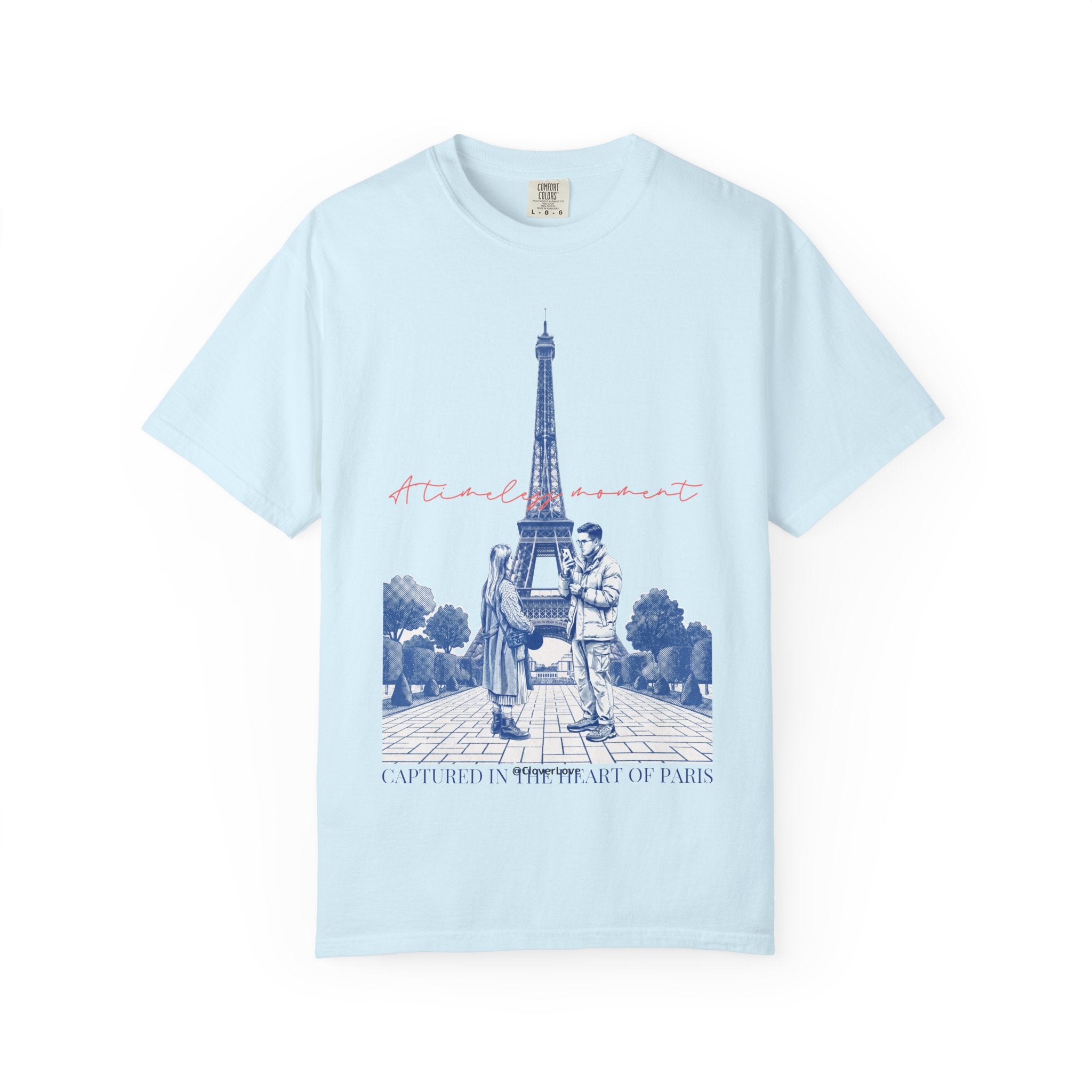 Custom Paris Landmark T-Shirt - Vintage Paris Memory Tee, Travel Lover Gift