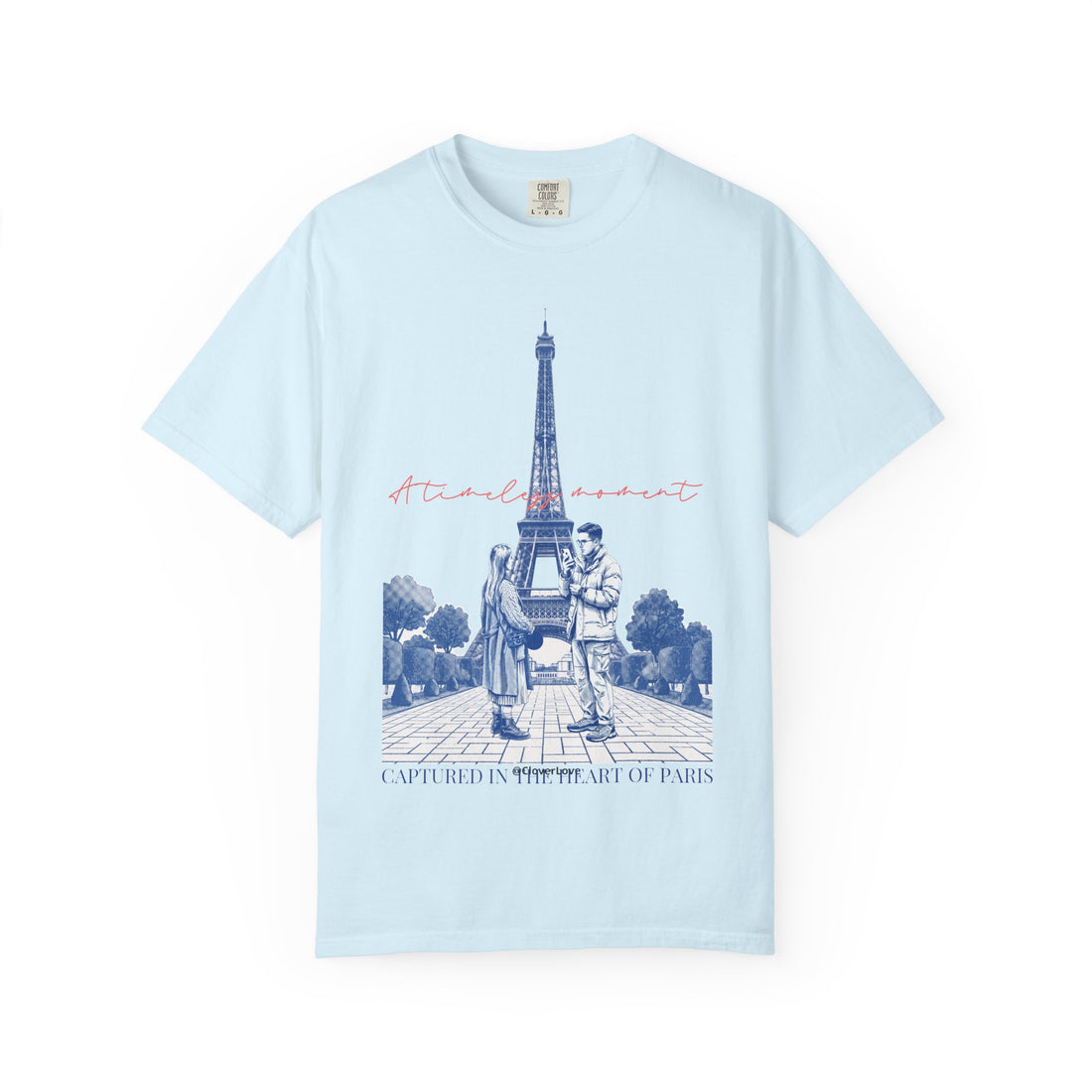 Custom Paris Landmark T-Shirt - Vintage Paris Memory Tee, Travel Lover Gift