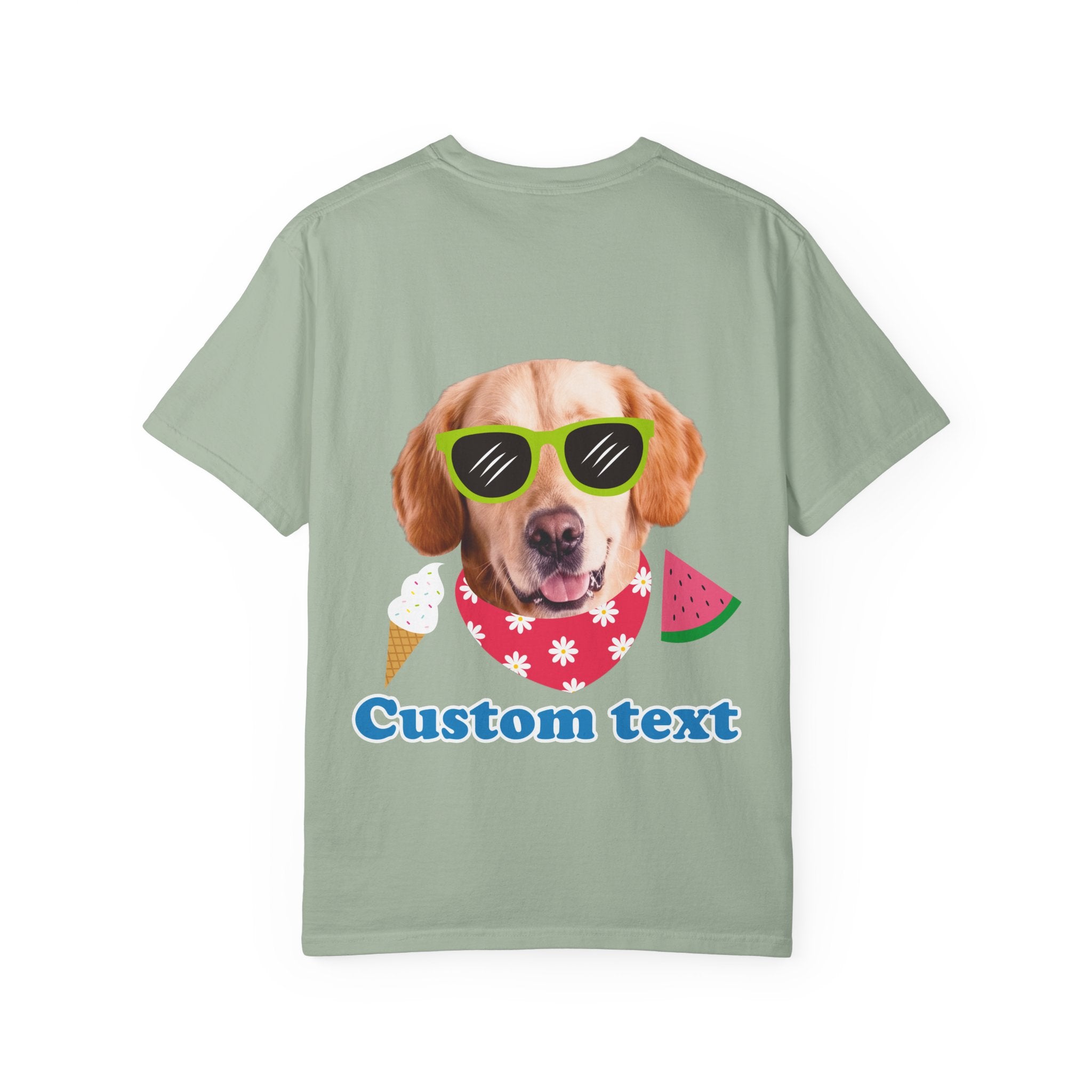 Custom Dog Summer T-Shirt - Funny Beach Dog Tee, Dog Lover Gift