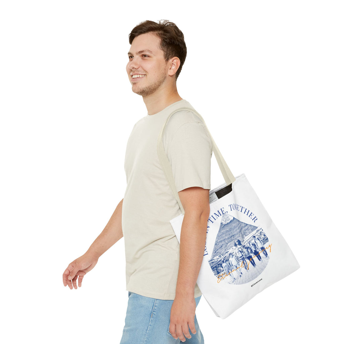 Egypt Pyramid Tote Bag | Vintage Travel Explorer Canvas Bag