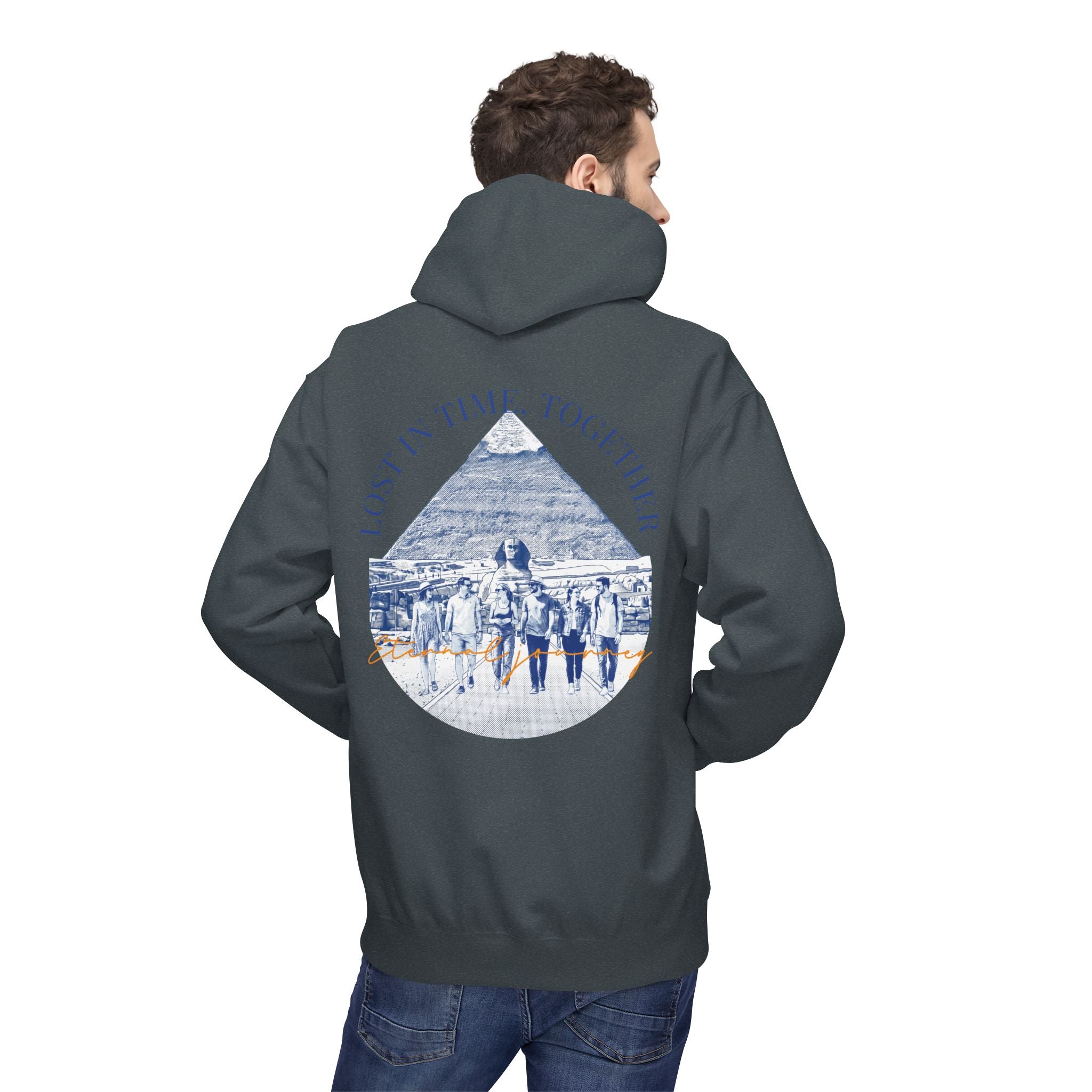 Egypt Landmark Hoodie | Vintage Pyramid Travel Sweatshirt