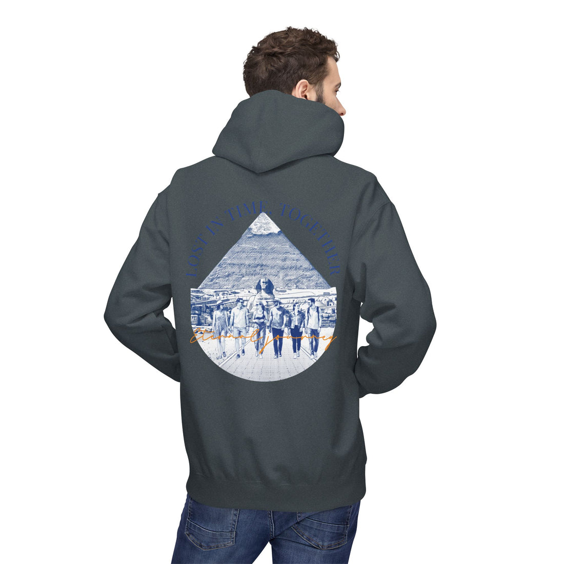 Egypt Landmark Hoodie | Vintage Pyramid Travel Sweatshirt