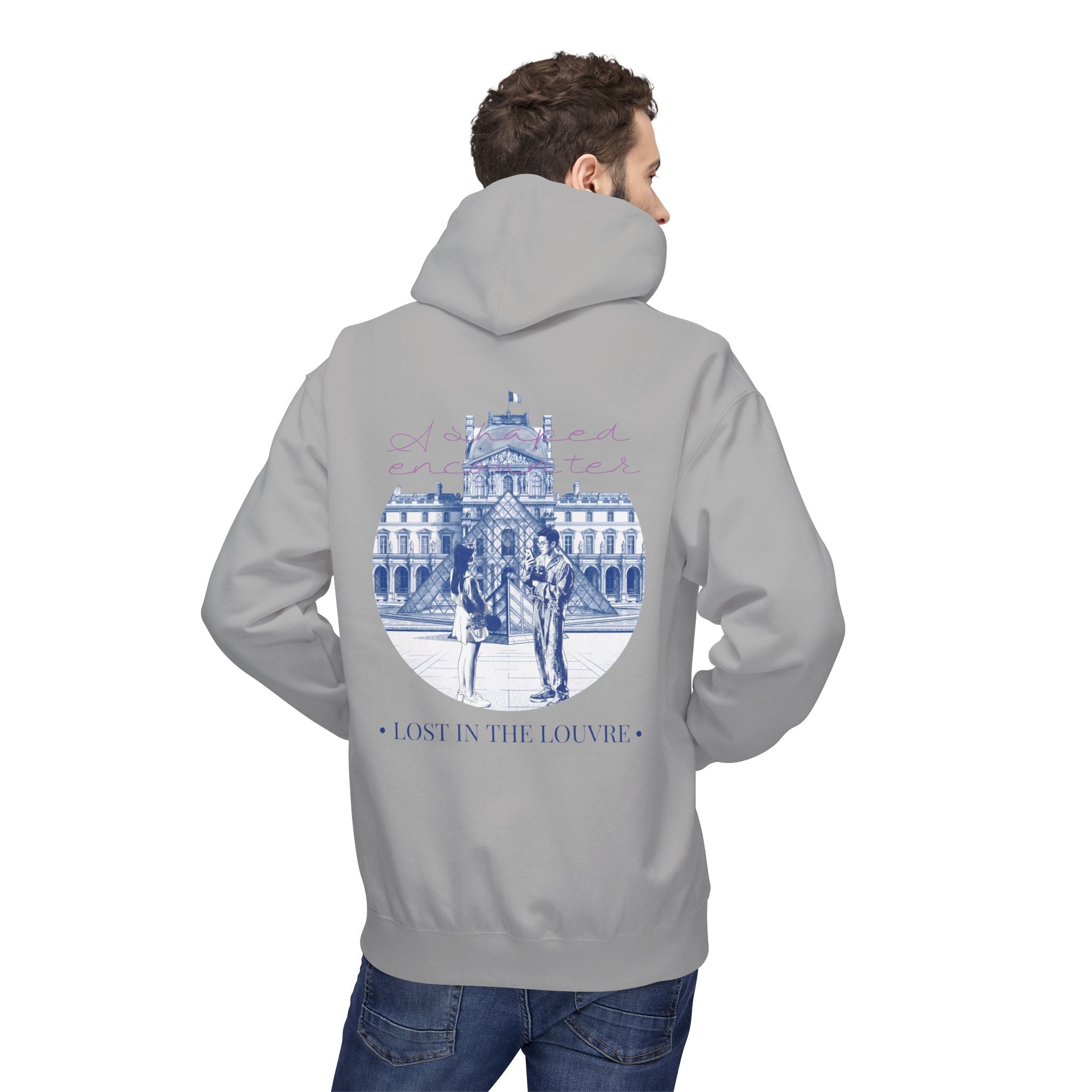 Lost In The Louvre Hoodie | Paris Travel Landmark Sweatshirt