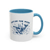 Cat's Wave Adventure Mug - Cute Cat Whale Ocean Coffee Cup