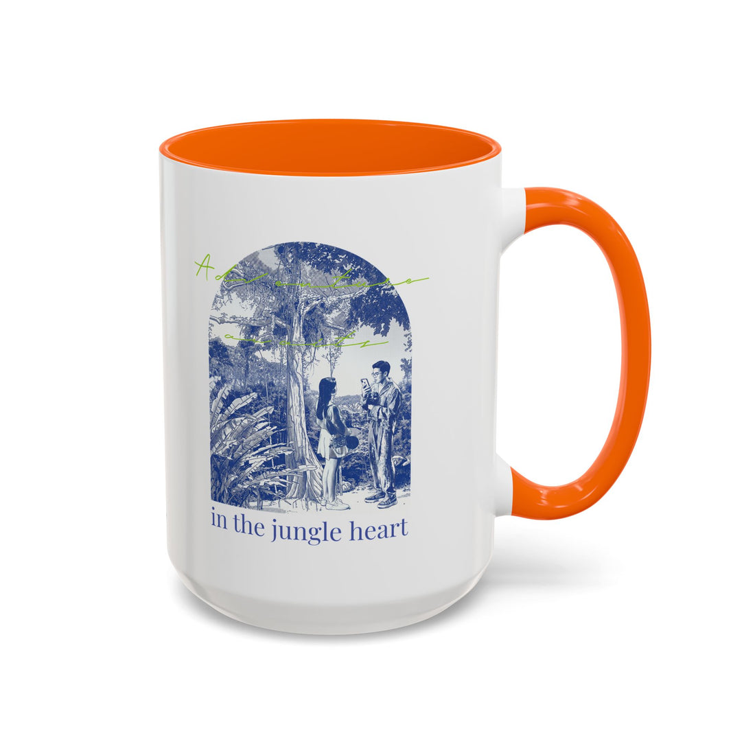 Jungle Adventure Travel Mug - Tropical Nature Coffee Cup for Explorers