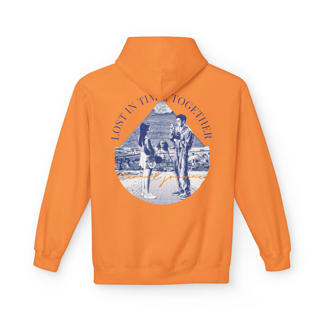 Vintage Travel Hoodie | Couple Landmark Graphic Sweatshirt