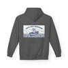 Katzen-Skiff-Abenteuer-Kapuzenpullover | Vintage Ozean Nautisch Grafik Sweatshirt