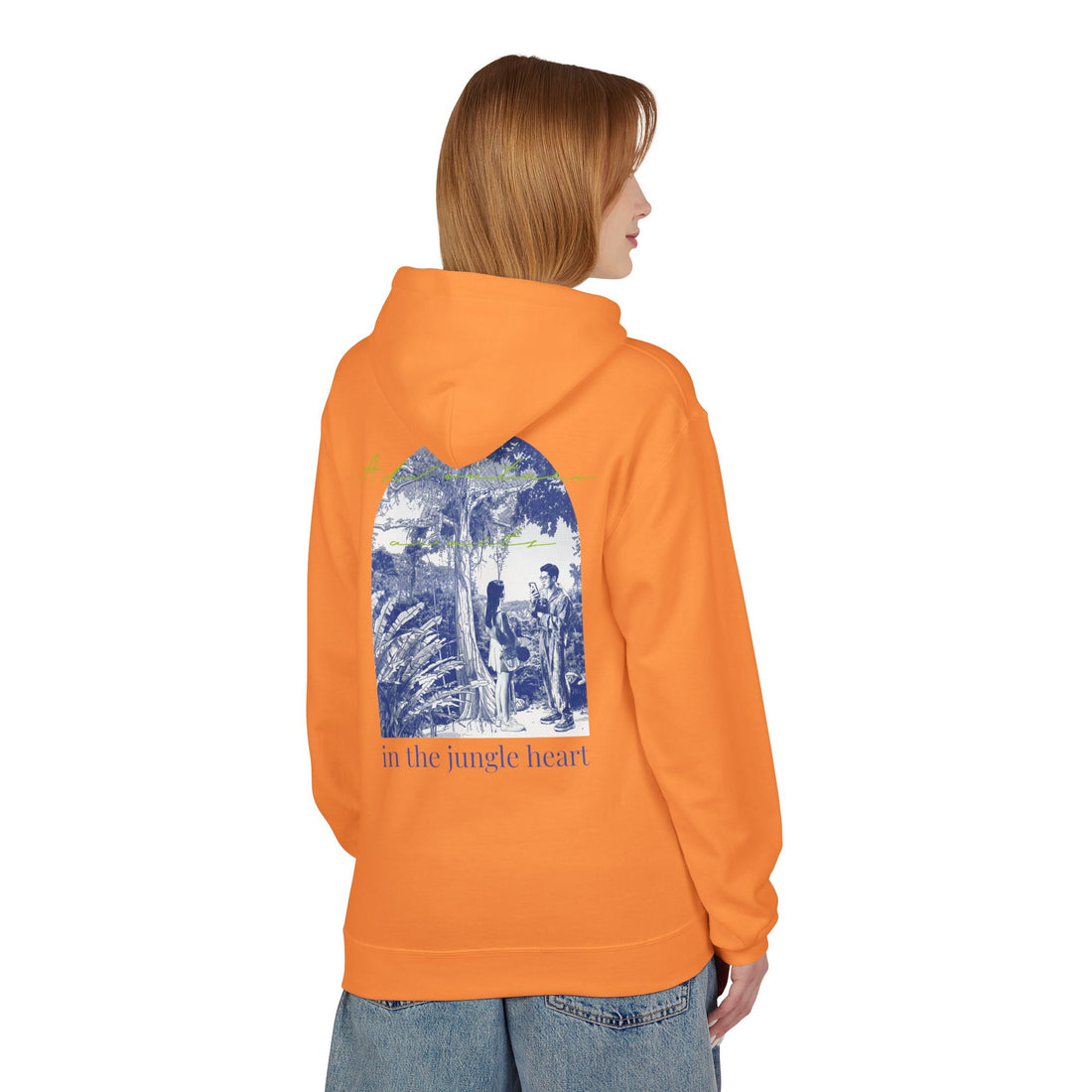 Jungle Adventure Hoodie – Vintage Tropical Travel Graphic Pullover Sweatshirt