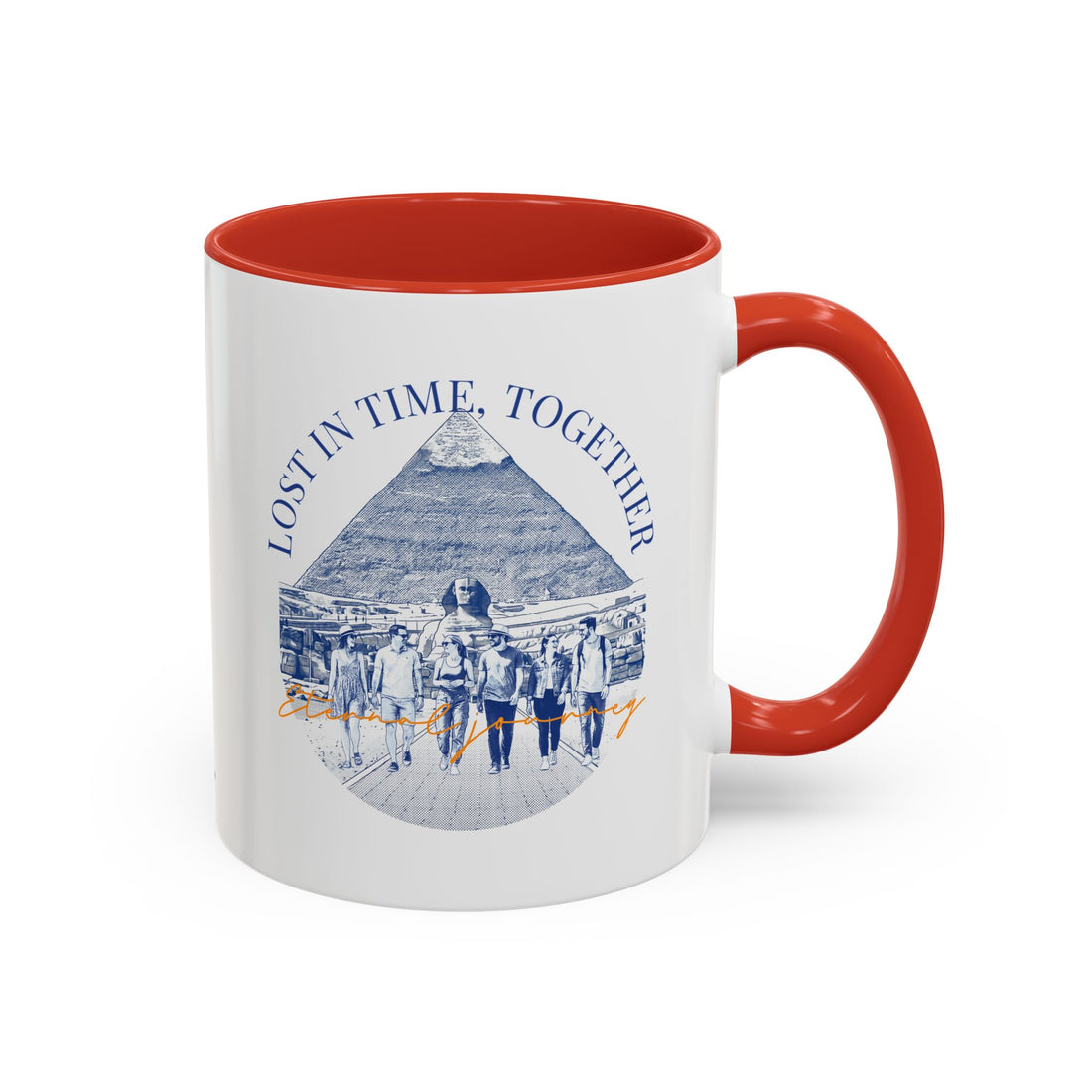 Egypt Travel Memory Mug - Pyramid Adventure Coffee Cup for Travelers