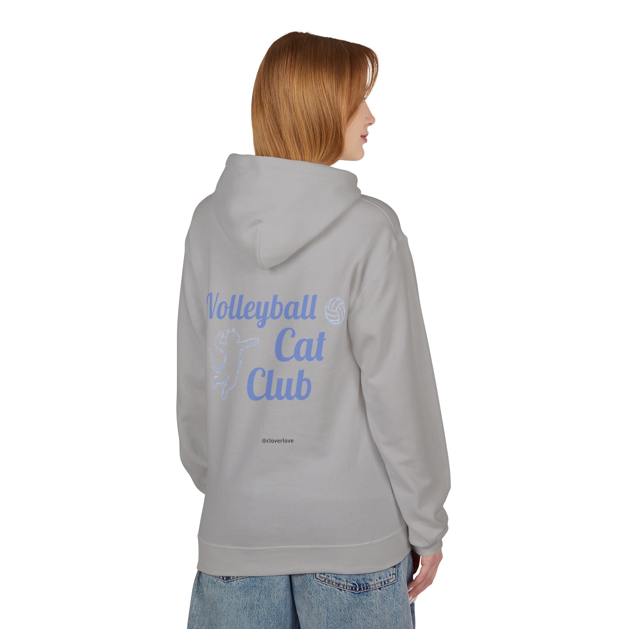 VC8, Catch the Echo Hoodie — Ocean Cat Adventure Graphic Hoodie