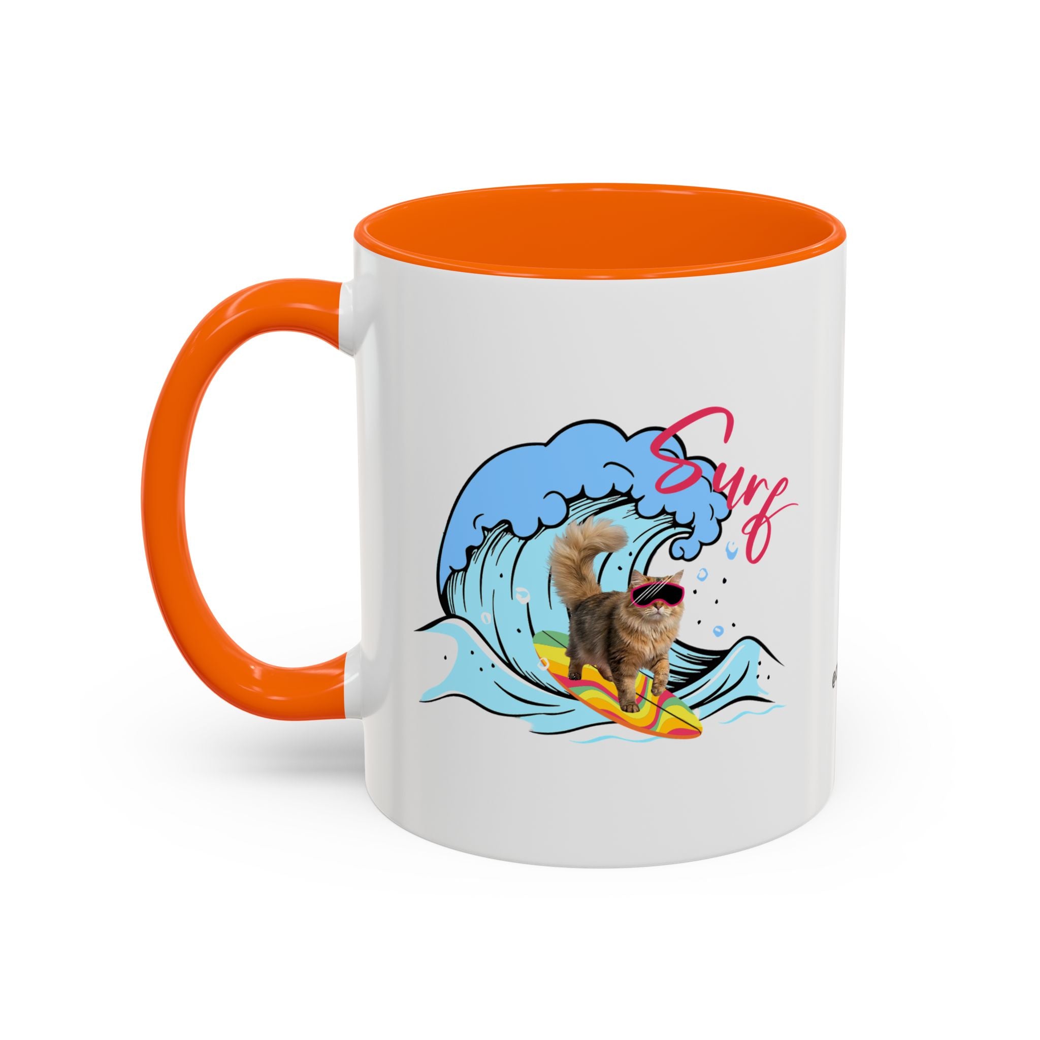 Summer Diving Dog Mug | Personalized Dog Photo Coffee Cup With Custom Text