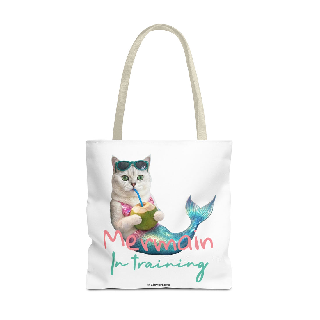 Custom Cat Tote Bag | Personalized Cat Photo Summer Canvas Bag