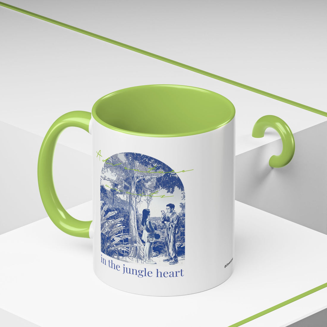 Jungle Adventure Travel Mug - Tropical Nature Coffee Cup for Explorers