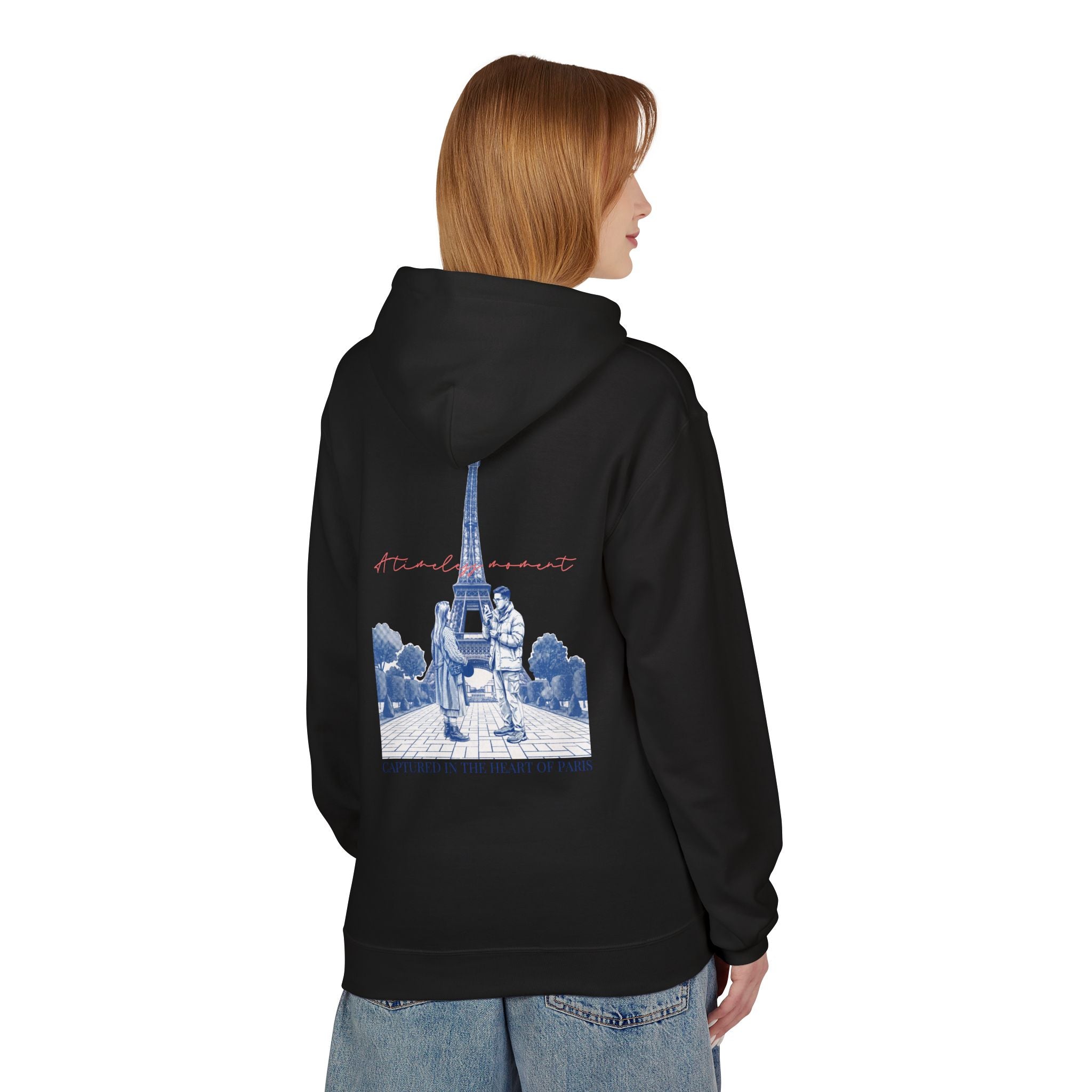 Paris Eiffel Tower Hoodie | Romantic Travel Graphic Sweatshirt