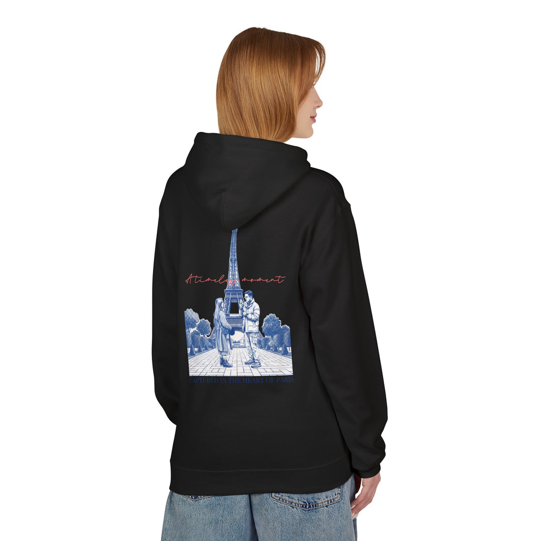 Paris Eiffel Tower Hoodie | Romantic Travel Graphic Sweatshirt