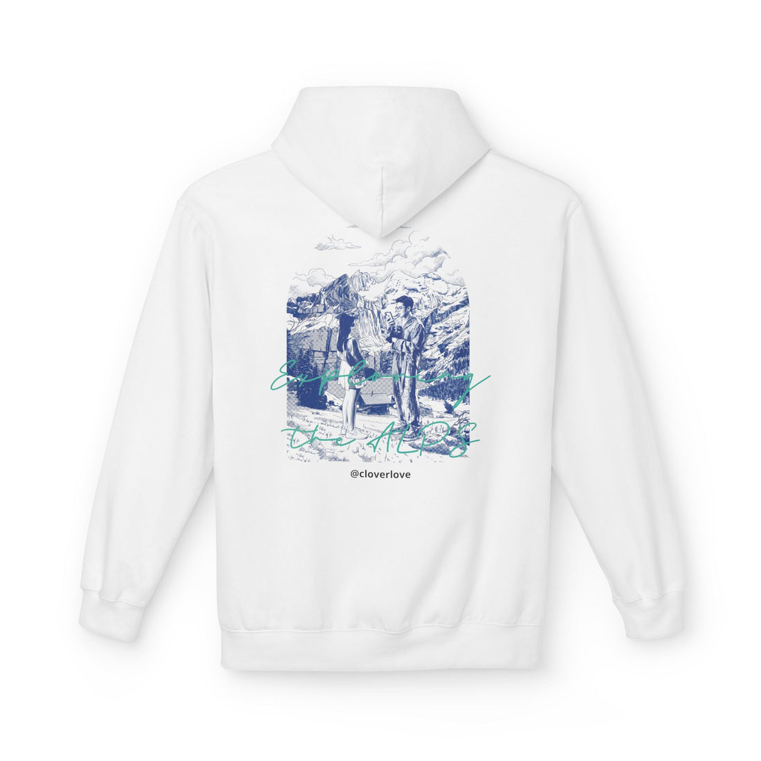 Mountain Travel Hoodie | Abenteuerlandschaft Grafik Pullover