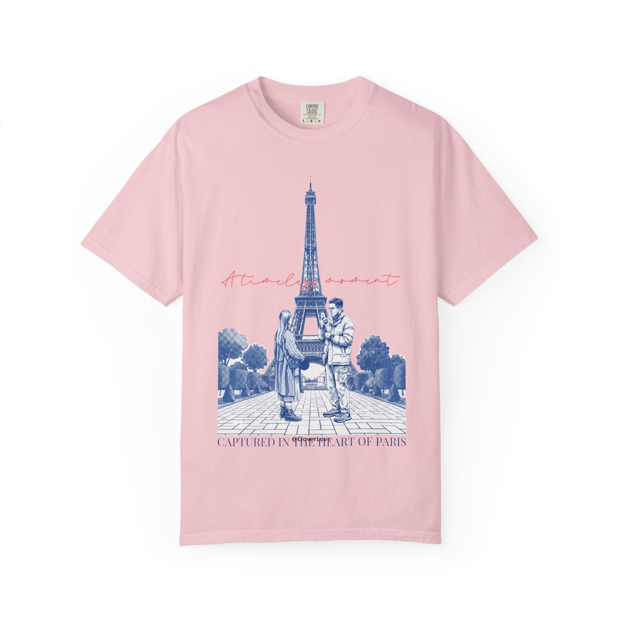 Custom Paris Landmark T-Shirt - Vintage Paris Memory Tee, Travel Lover Gift