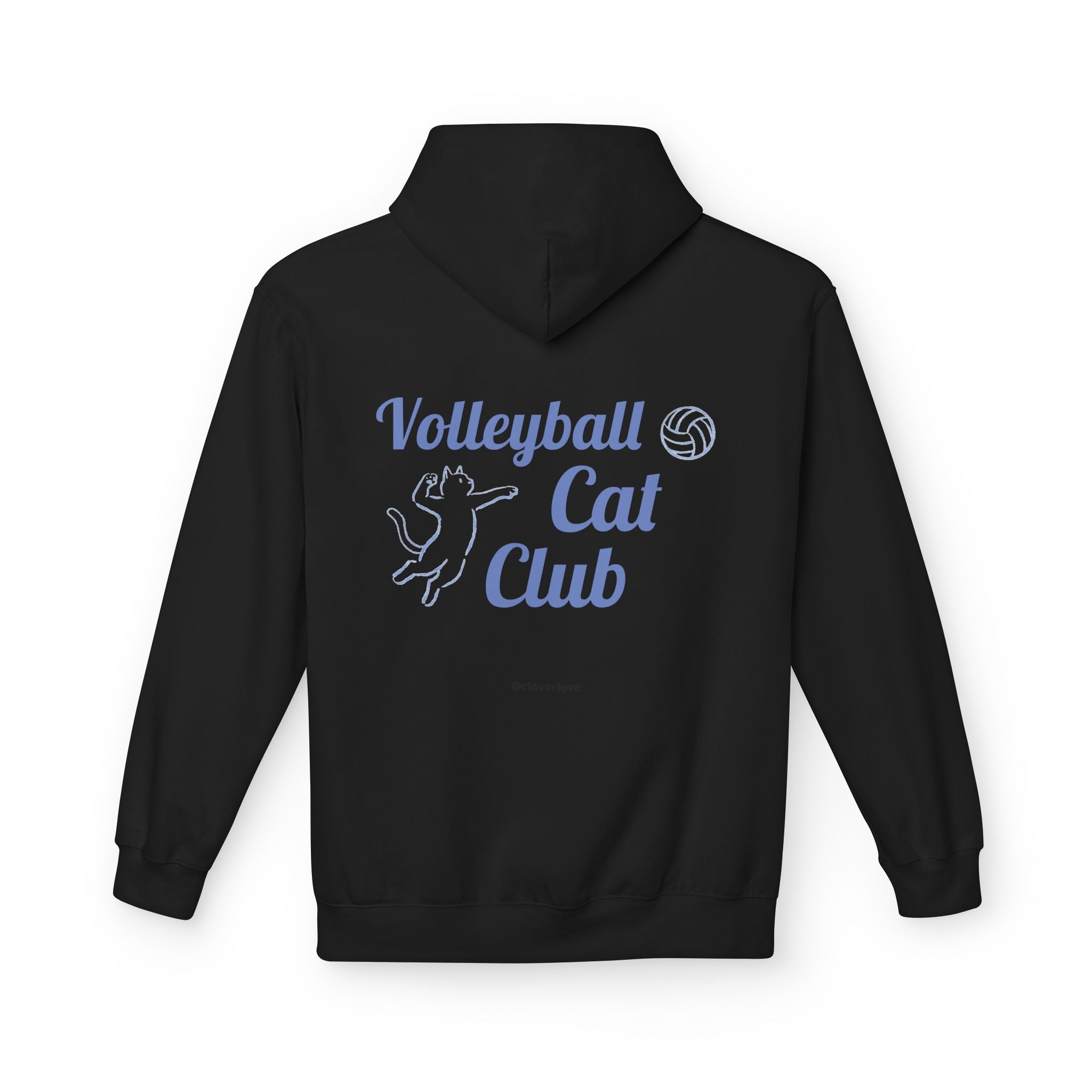 VC8, Catch the Echo Hoodie — Ocean Cat Adventure Graphic Hoodie