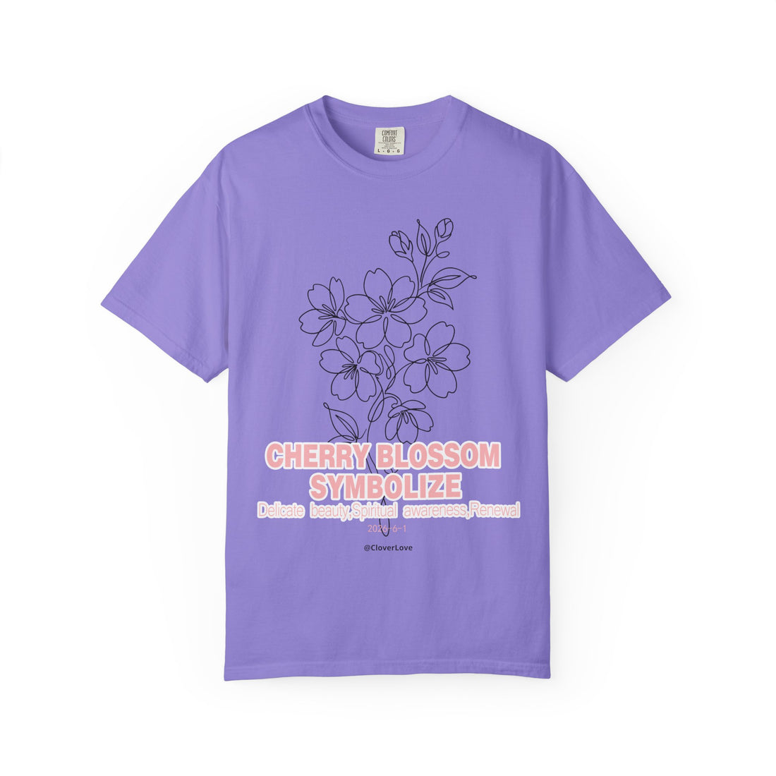 Cherry Blossom Flower T-Shirt - Sakura Botanical Graphic Shirt