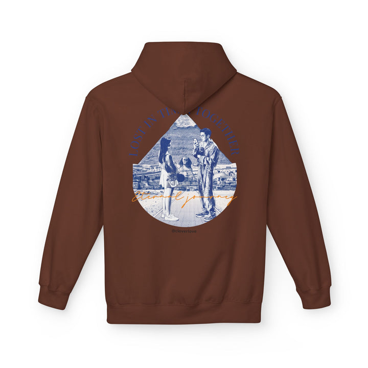 Vintage Reise Hoodie | Pärchen Wahrzeichen Grafik Sweatshirt