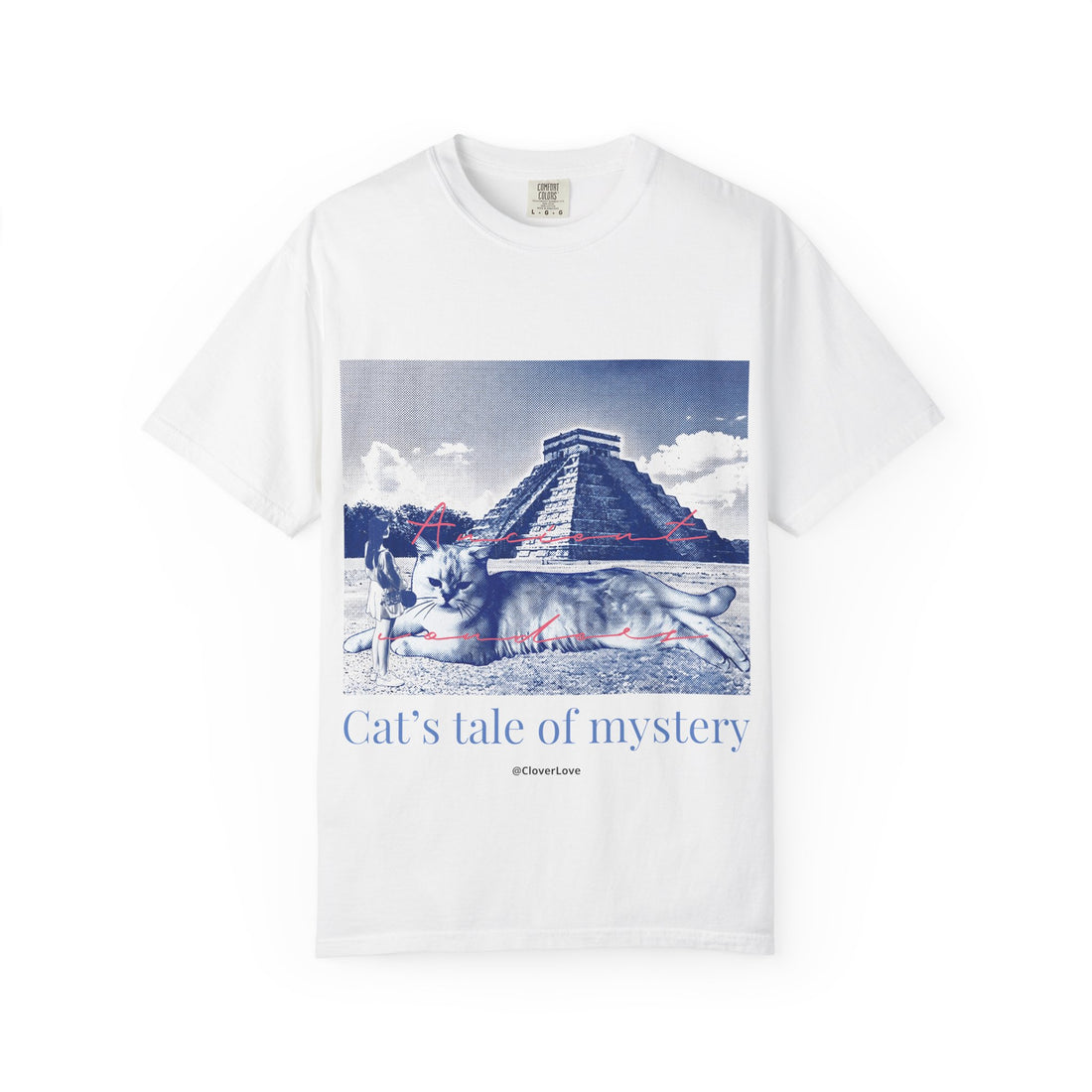 Custom Pet Portrait Travel T-Shirt - Personalized Cat Lover Gift
