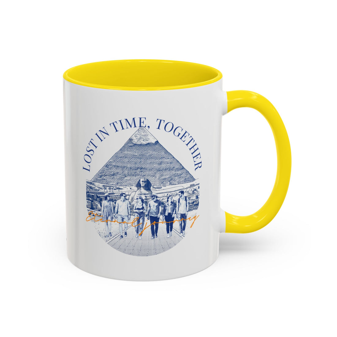 Egypt Travel Memory Mug - Pyramid Adventure Coffee Cup for Travelers