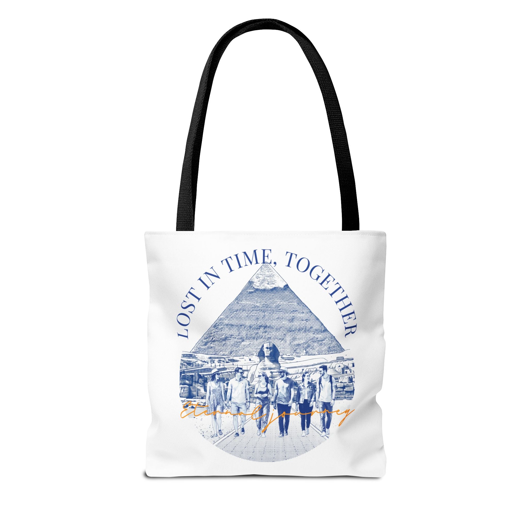 Egypt Pyramid Tote Bag | Vintage Travel Explorer Canvas Bag