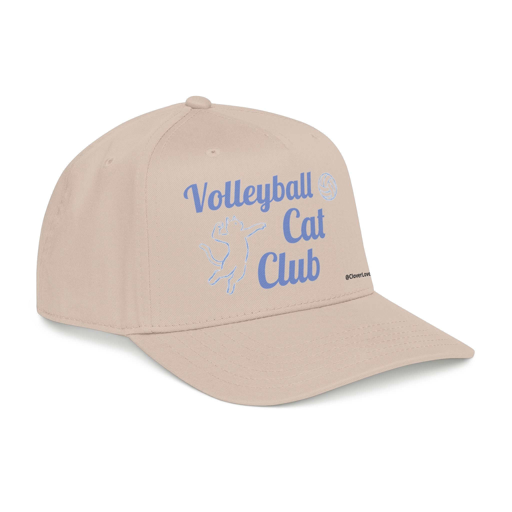VC8, Cat's Skiff Adventure Baseball Cap — Cute Nautical Cat Hat with @CloverLove Design