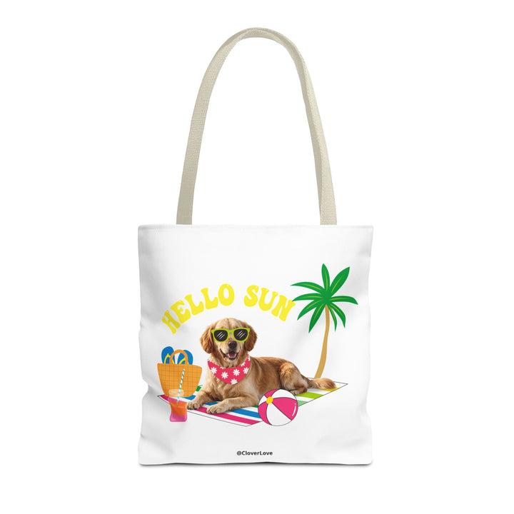 Funny Dog Tote Bag | Personalized Pet Photo Summer Canvas Bag