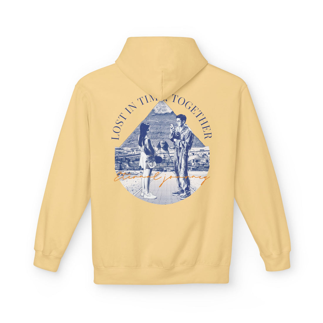 Vintage Travel Hoodie | Couple Landmark Graphic Sweatshirt