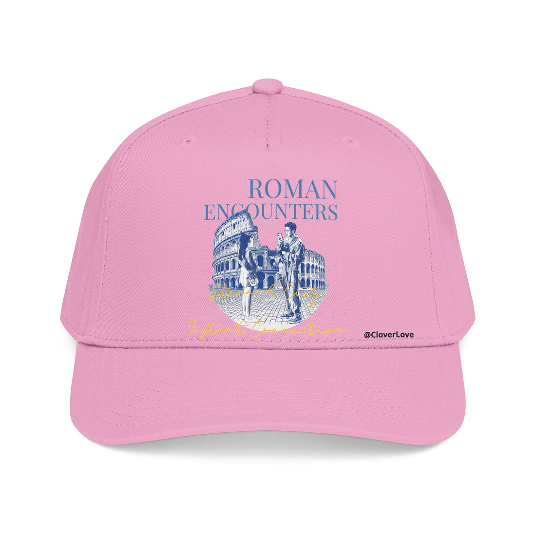 Rome Travel Hat - Colosseum Baseball Cap, European Adventure Dad Hat