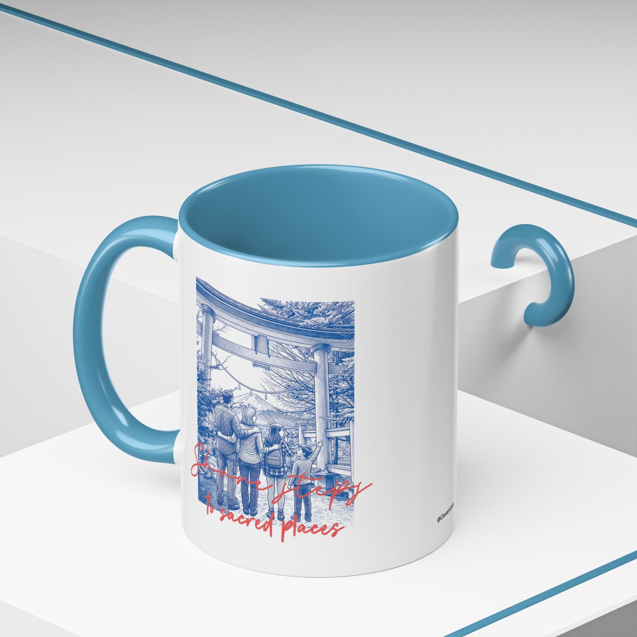 Japan Travel Memory Mug - Mount Fuji Coffee Cup for Travelers
