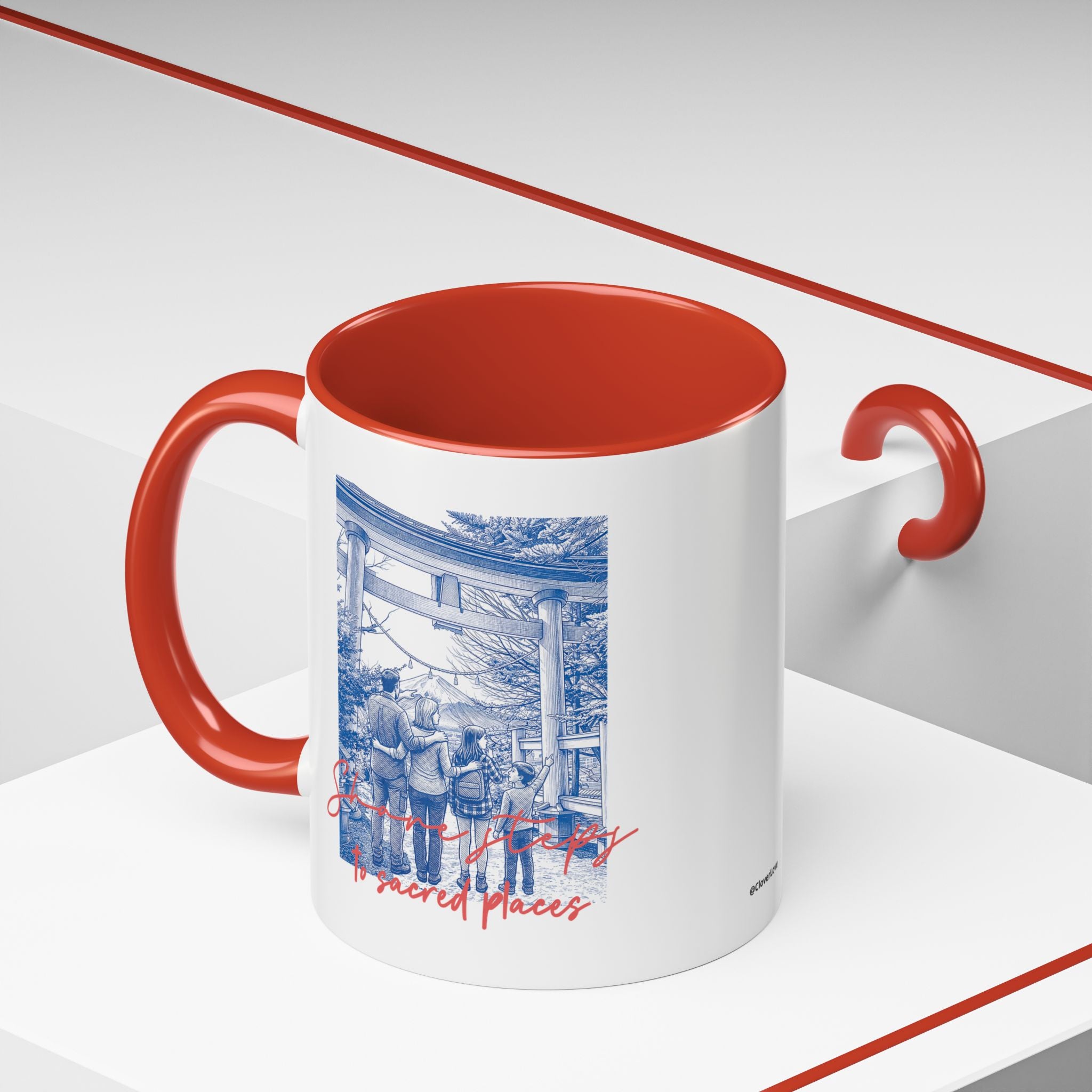 Japan Travel Memory Mug - Mount Fuji Coffee Cup for Travelers