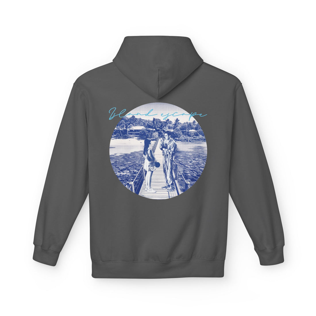 Tropical Vacation Hoodie | Romantic Beach Travel Graphic Sweatshirt