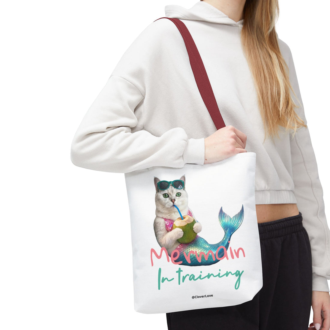 Custom Cat Tote Bag | Personalized Cat Photo Summer Canvas Bag
