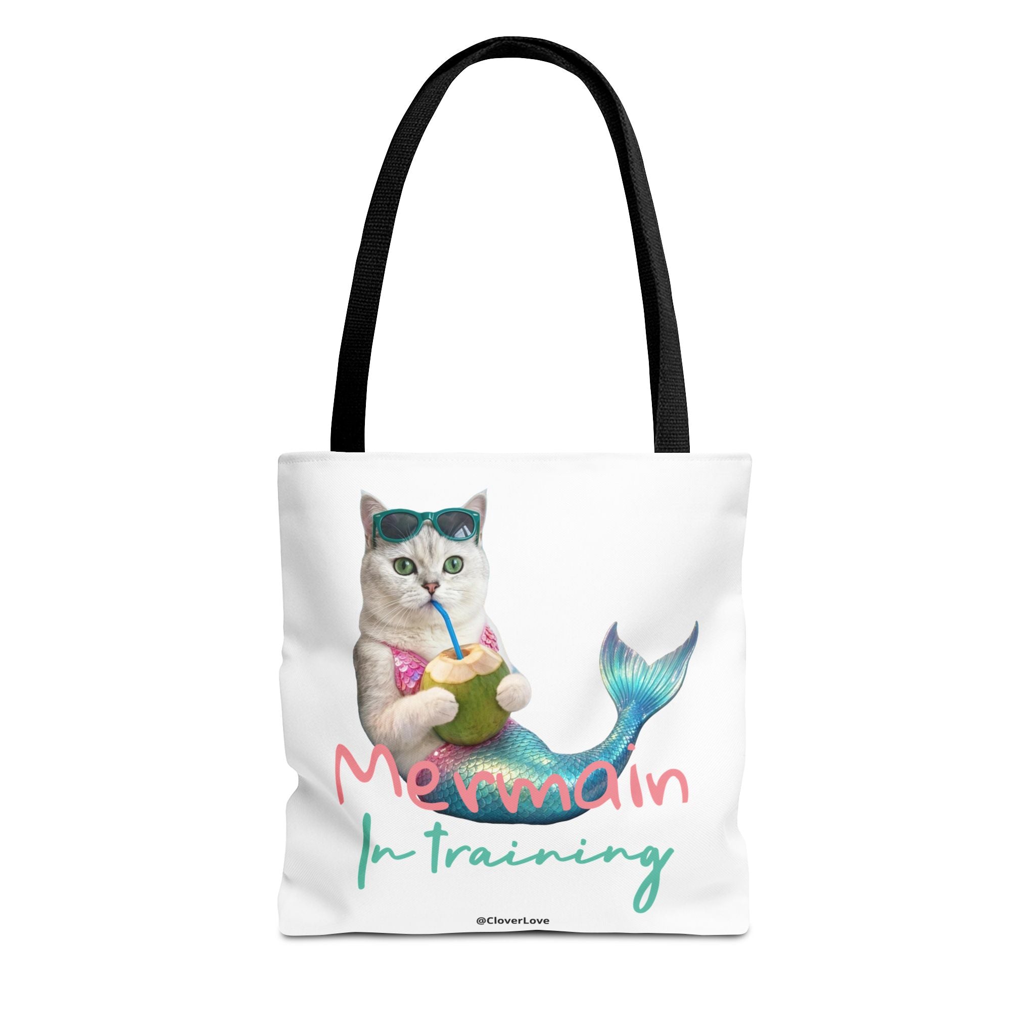 Custom Cat Tote Bag | Personalized Cat Photo Summer Canvas Bag