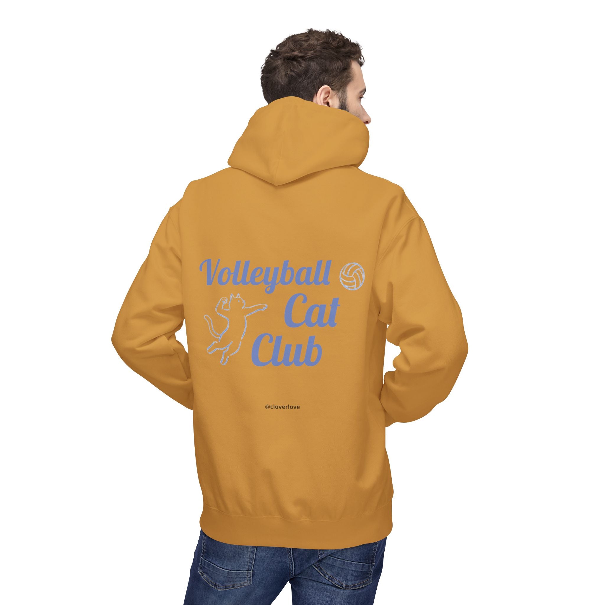 VC8, Catch the Echo Hoodie — Ocean Cat Adventure Graphic Hoodie