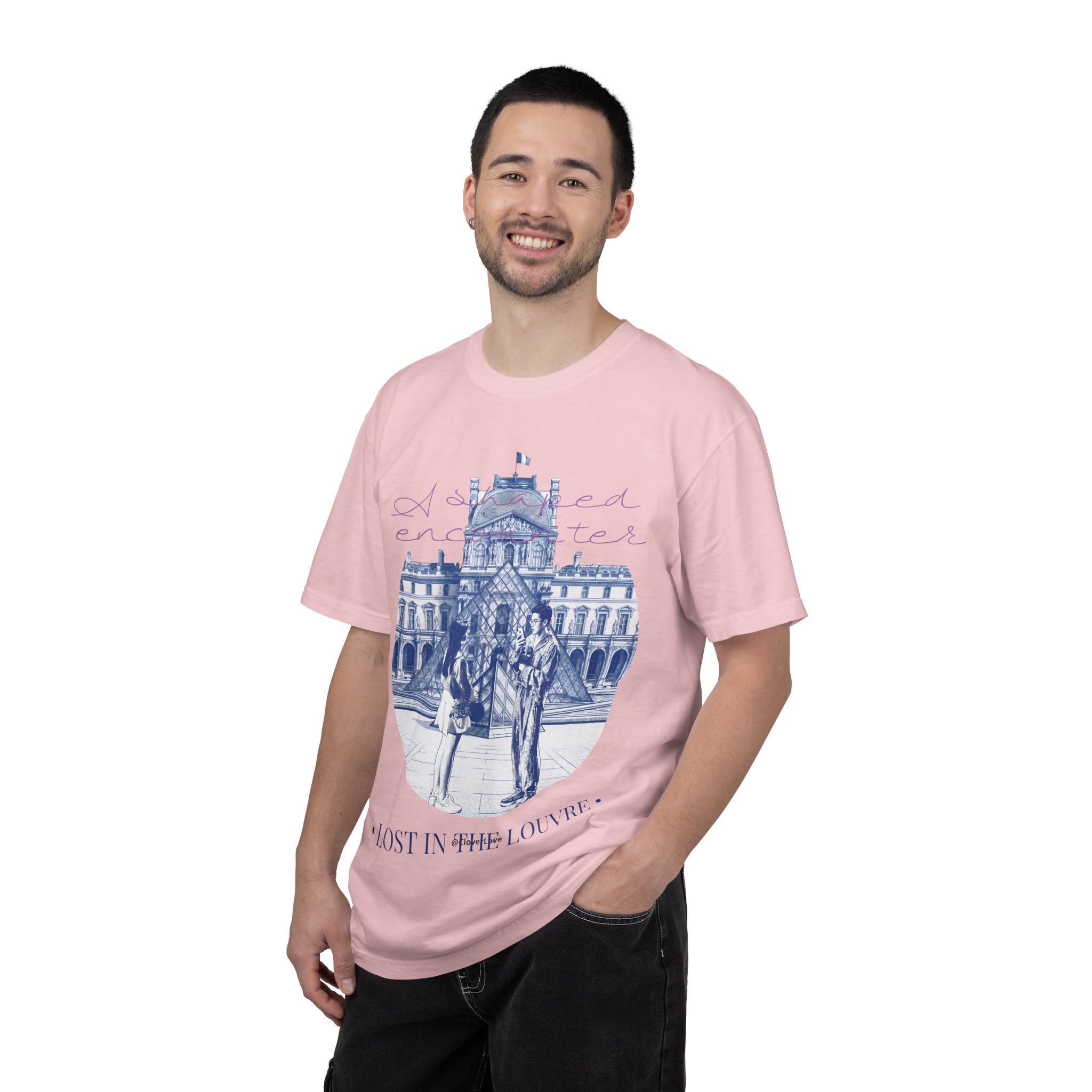 Custom Paris Louvre Travel T-Shirt - Vintage France Vacation Gift