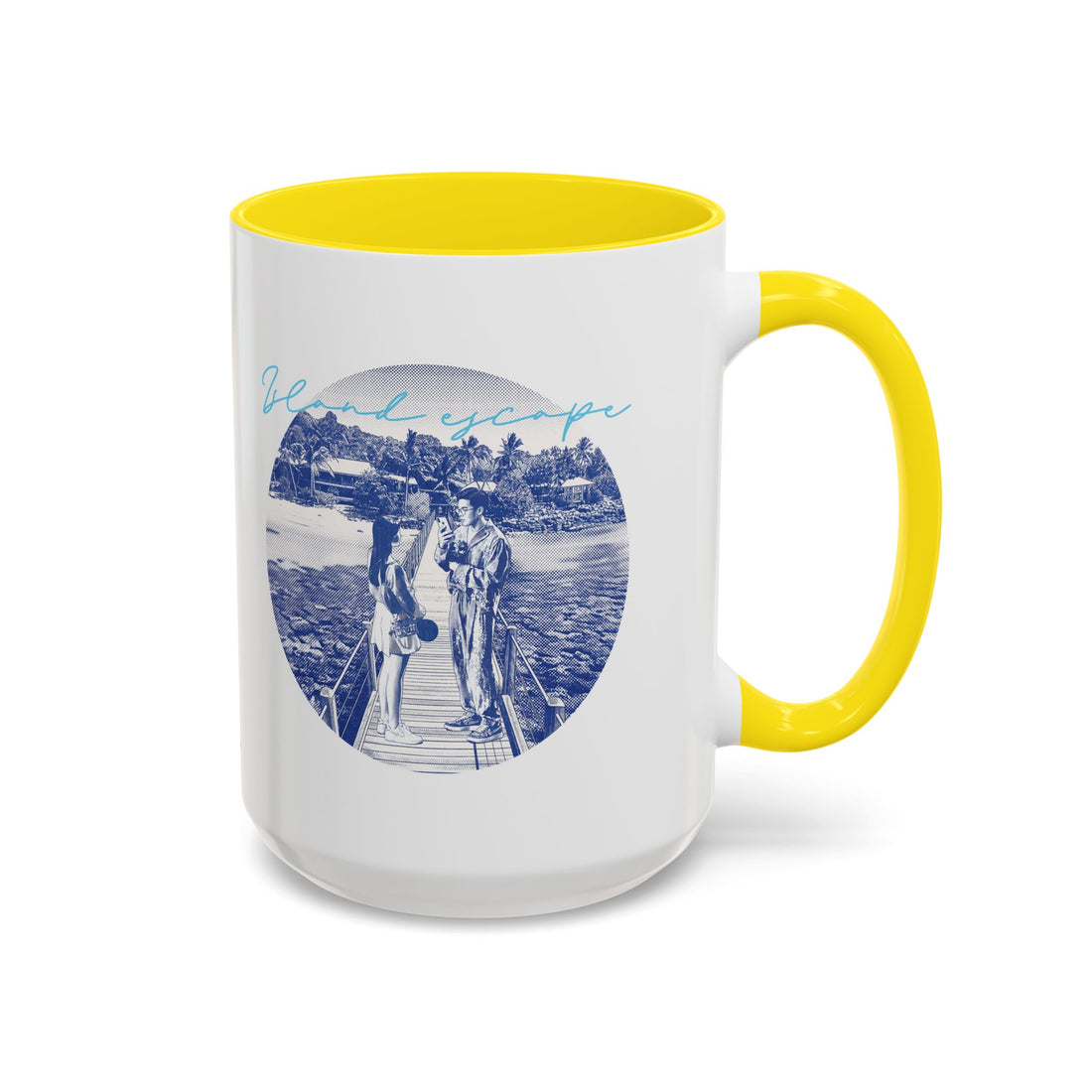 Island Escape Travel Mug - Tropical Beach Coffee Cup for Travelers
