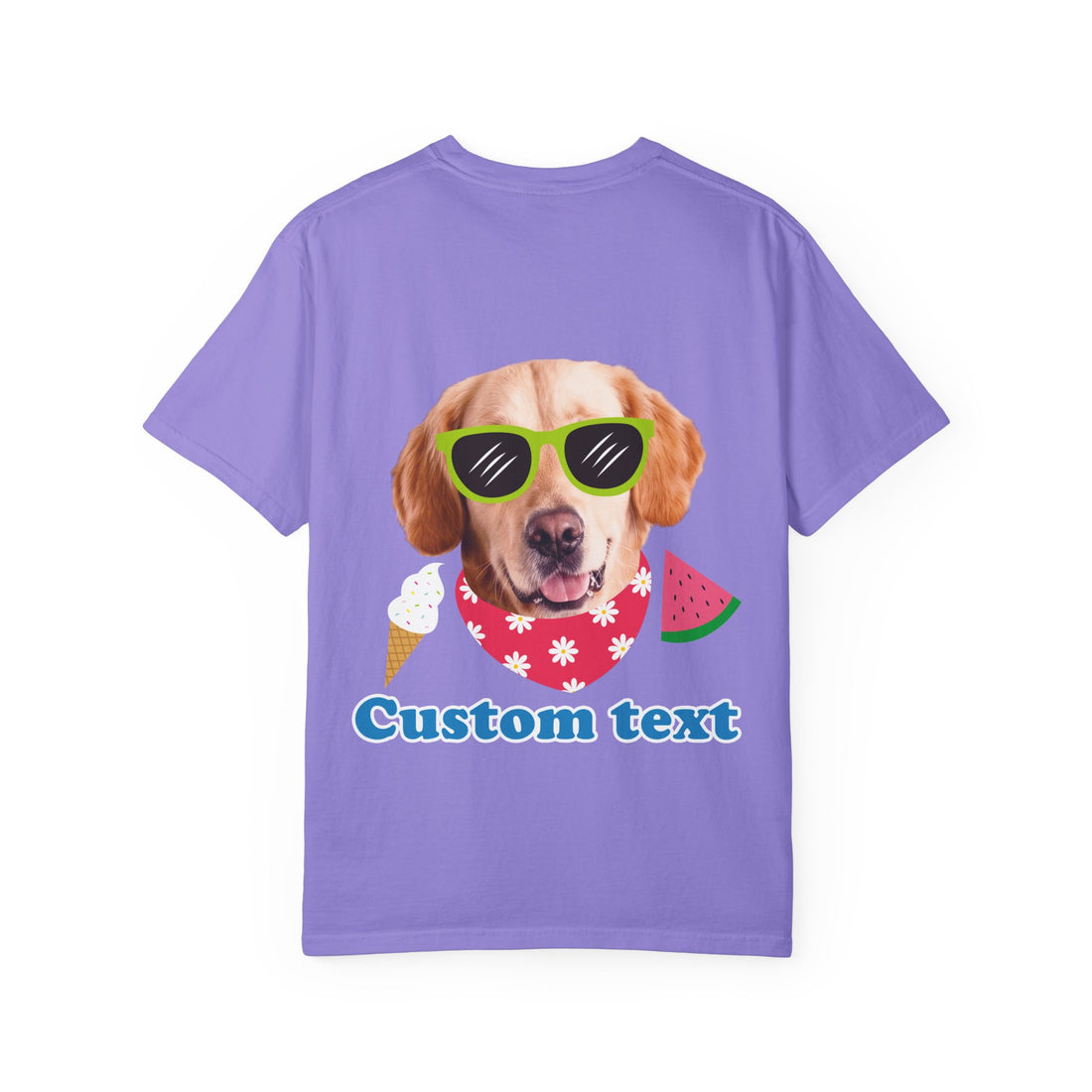 Custom Dog Summer T-Shirt - Funny Beach Dog Tee, Dog Lover Gift