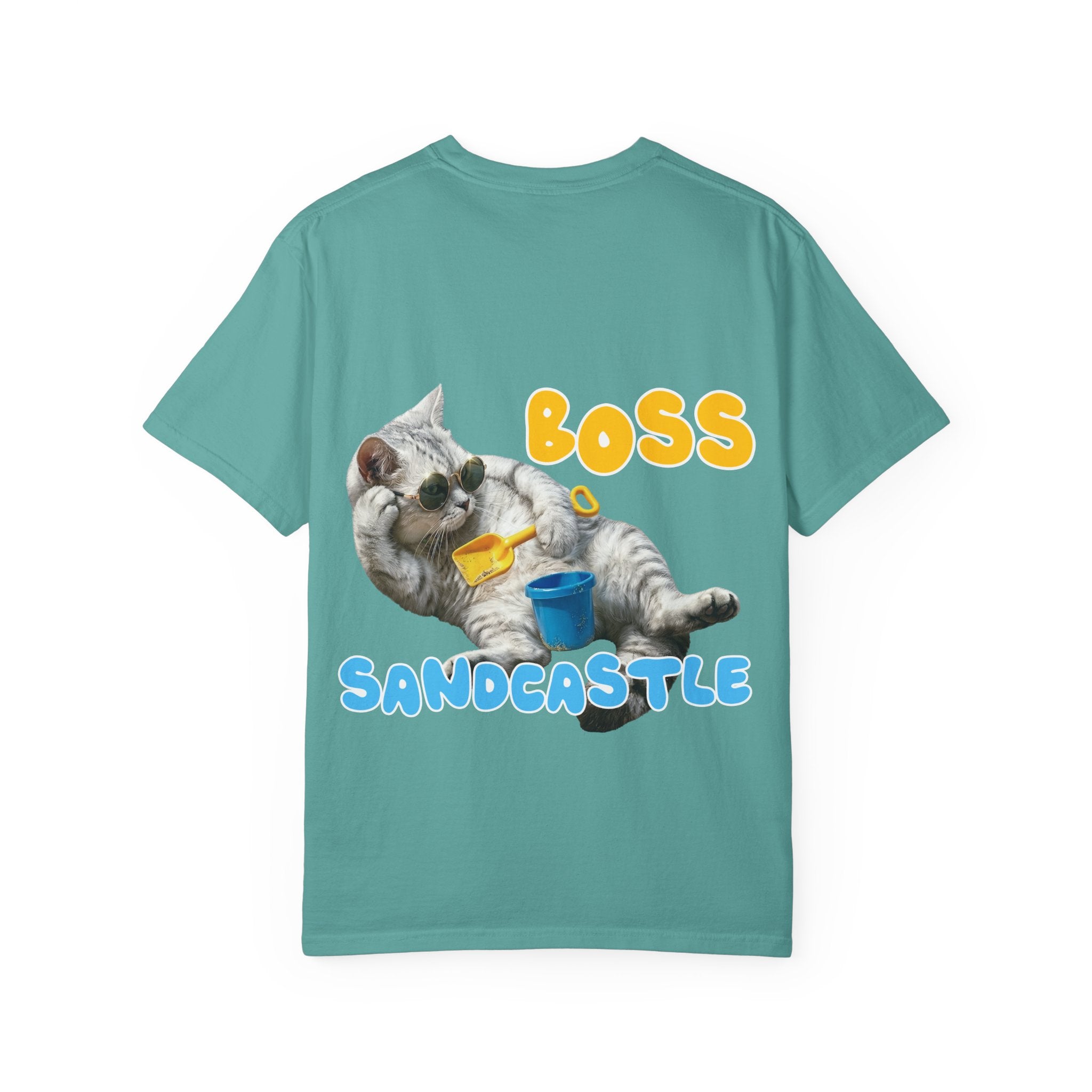 Custom Cat Summer T-Shirt - Funny Beach Cat Tee, Cat Lover Gift