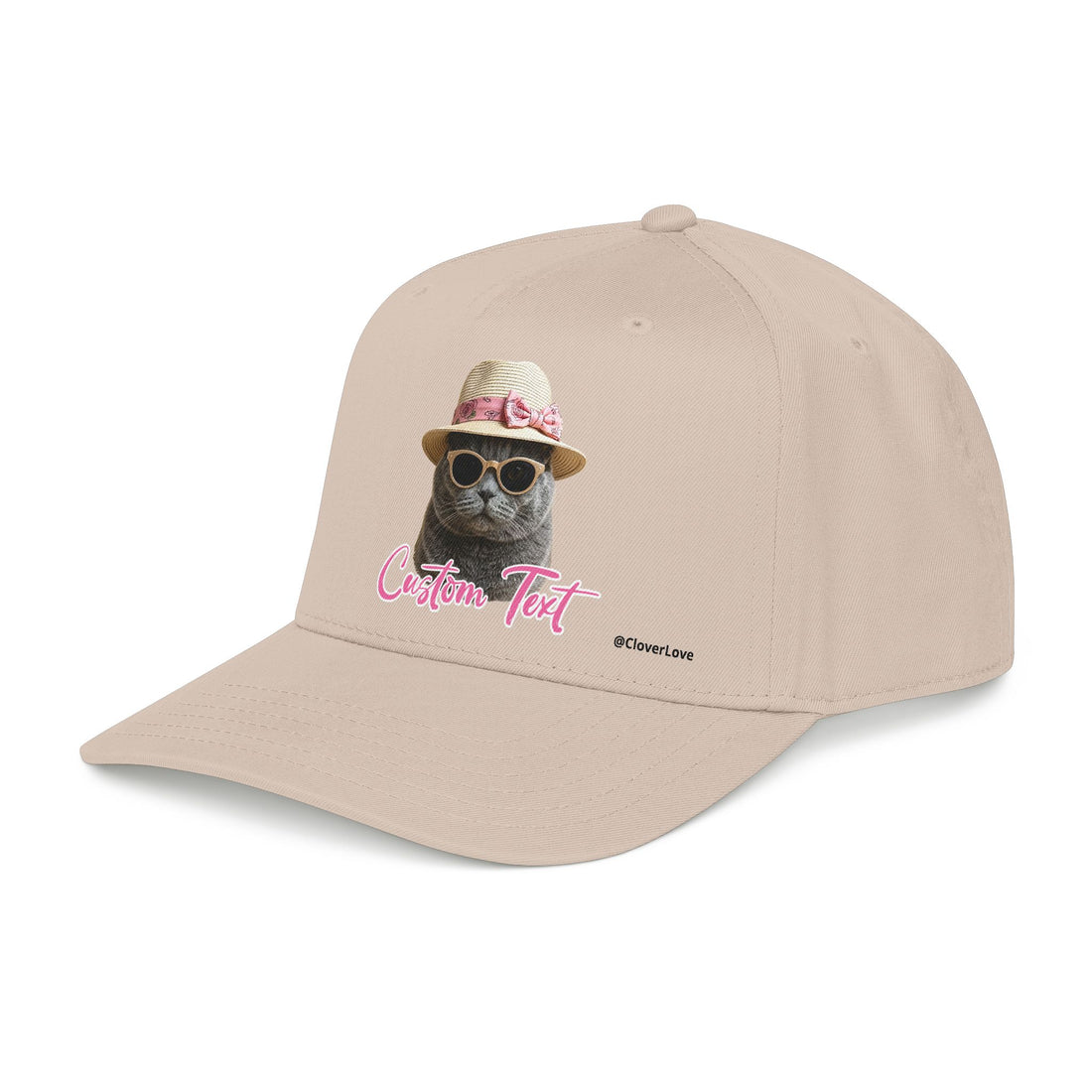 Cute Cat Photo Hat | Personalized Pet Lover Baseball Cap